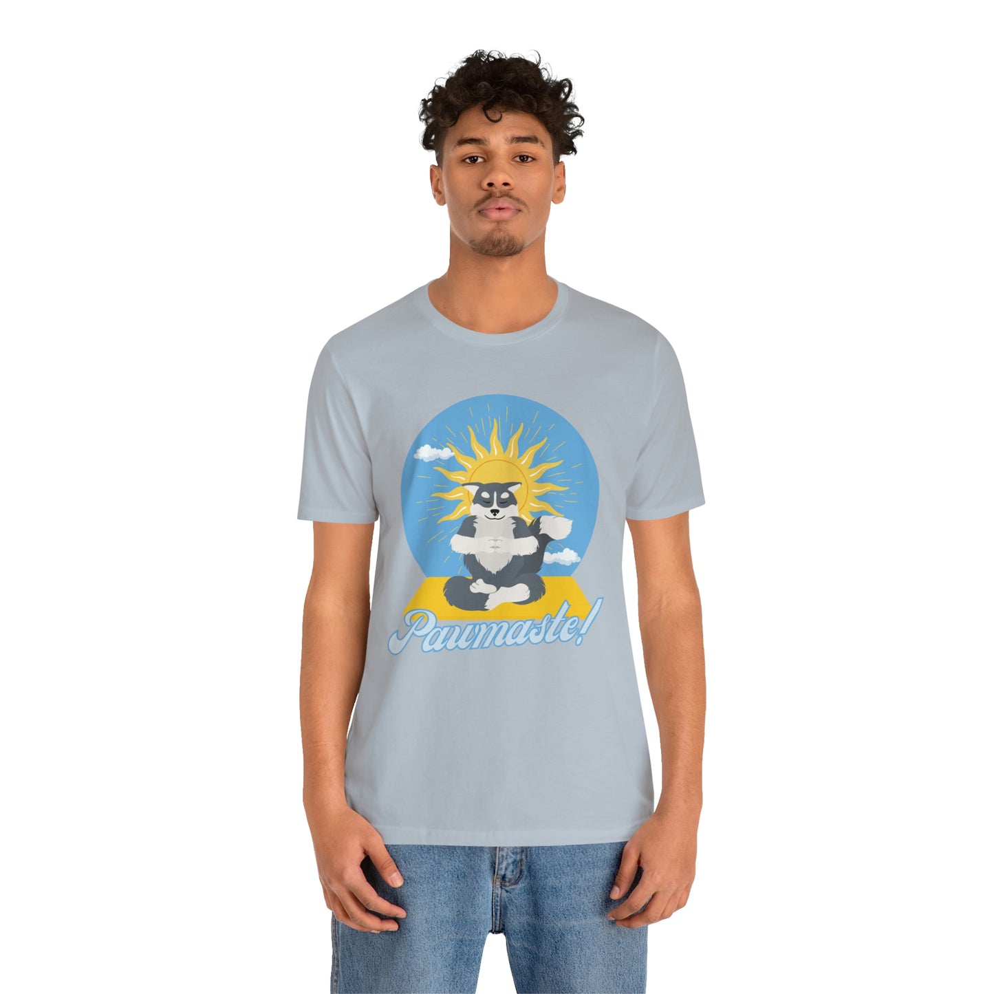 Pawmaste Happy Husky Puppy Yoga Shirt Unisex Classic Tee