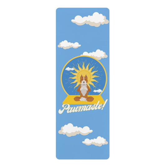 Pawmaste Peacful Pitbull Pawmaste in the Clouds Rubber Yoga Mat