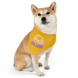 Puppy Pose with Yogi Pet Bandana Collar