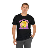 Puppy Pose with Yogi the Rescue Puppy Yoga Mascot Mountain Seen Unisex Classic Tee