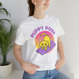 Puppy Pose with Yogi the Rescue Puppy Yoga Mascot Unisex Classic Tee