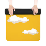 You Down Dog? Boxer in the Clouds Rubber Yoga Mat
