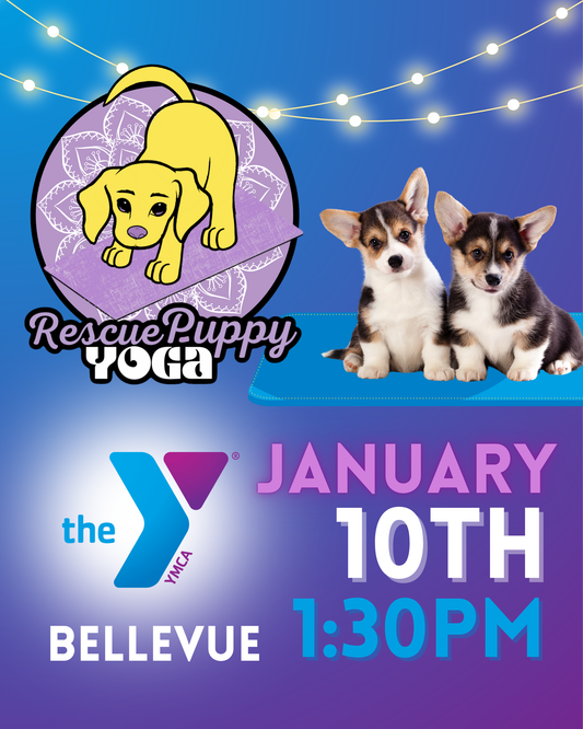 Rescue Puppy Yoga - Bellevue YMCA