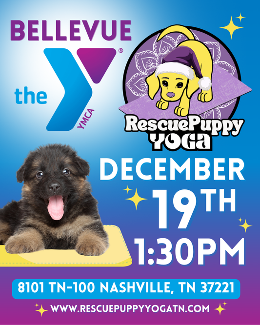 Rescue Puppy Yoga - Bellevue YMCA