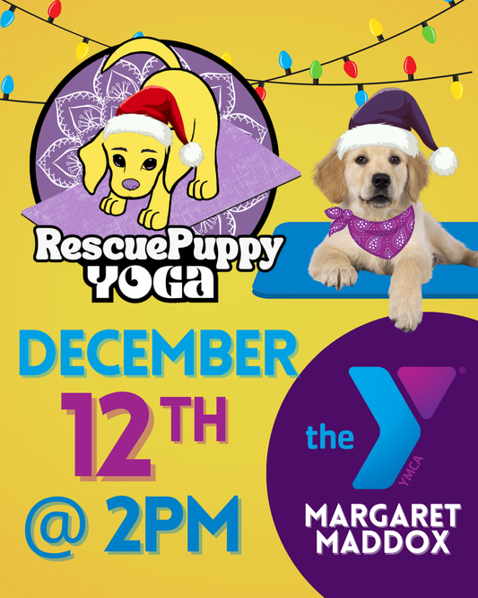 Rescue Puppy Yoga - Margaret Maddox Family YMCA East Center