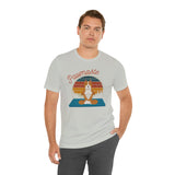 Pawmaste Pitbull Puppy Yoga Mountain Shirt Unisex Classic Tee